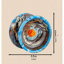 1个/2个/3个/4个合金悠悠球，金属悠悠球，适合初学者，睡眠悠悠球，竞技玩具 - 彩色 - 查看 9