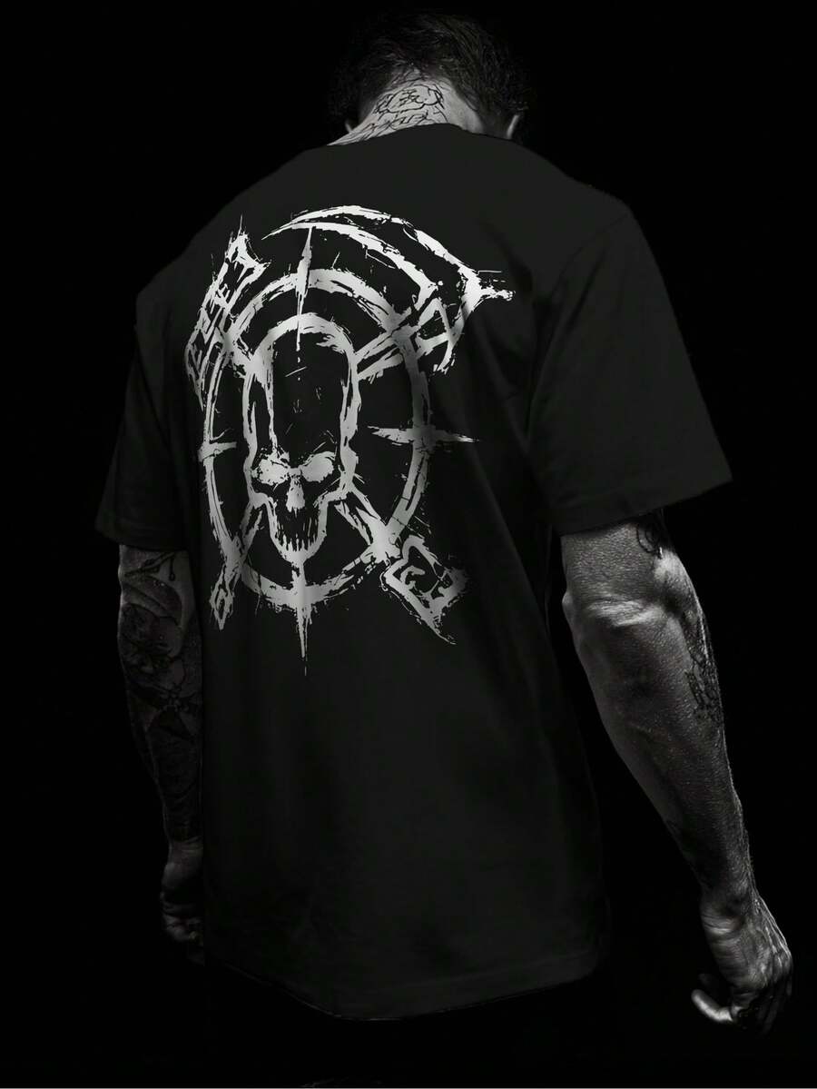 Men Outdoor Tees & Tanks - Black - View 1