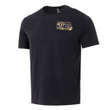 Under Armour 男士 UA MVP Services 短袖健身训练跑步圆领印花休闲运动T恤 1384288-001 - 黑色 - 查看 1