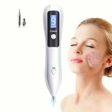 Portable Skin Tag Remover Pen With LED Light 9 Intensity Gears Cordless Rechargeable Skin Tag Removal Kit Intended For Common Warts Mole Skin Tags Gift For Girl Women - 彩色 - 查看 1
