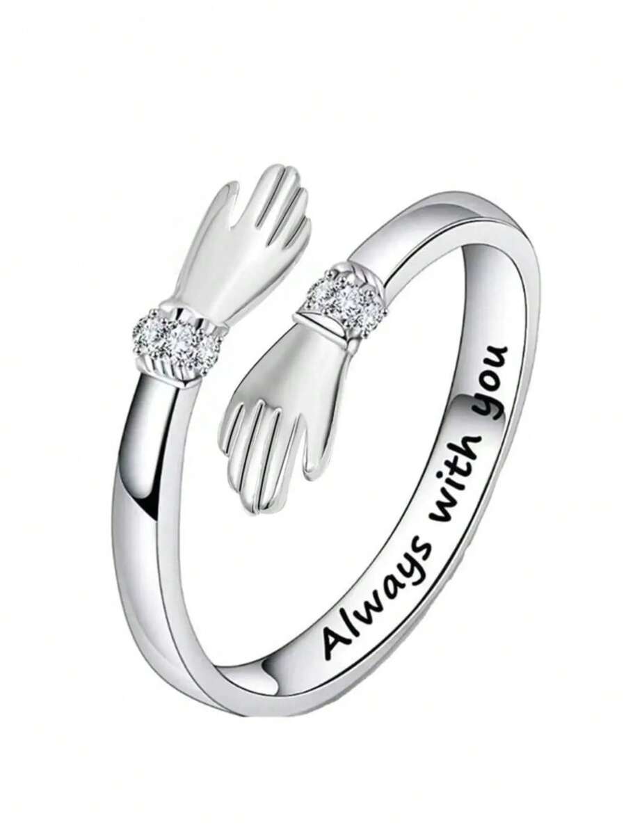 1Pc Teen Cubic Zirconia Rings For Girls For Birthday Gifts For Party Jewelry Daily Decoration - 1# - View 1