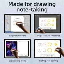 Compatible With Apple Pencil Stylus For A16 Air 11 5 4 Pro 11th 13 12.9 M4 M3 M2 Pens 10 9 10th 9th Generation Mini 7 6 2025 Touch Pen - Multicolor - View 8