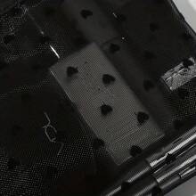 2个心形透明收纳袋，米色和黑色，可折叠，适合存放口红和小物件，由Black Shopp出售，房间装饰 - 彩色 - 查看 7