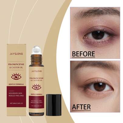 10毫升蓖麻油和维生素E眼部精华——滋养保湿眼周肌肤，冰凉滚轮设计，令眼周肌肤明亮、光滑、清爽。