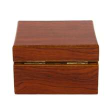 1pc Premium Wooden Gift Box, Customized Wooden Watch Packaging Box - Multicolor - View 10