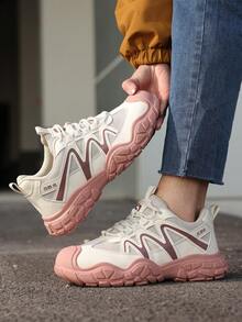 Women's Lightweight Anti-Static Safety Shoes, Casual Series Anti-Slip Functional Shoes For All Seasons - Beige - View 2