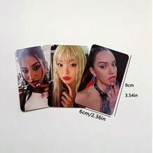 6 Pcs KATSEYE <GNALRY>Album Card.,Broadcast Song Cards, Special Edition Cards, Fan Gifts, Concerts, Meet-And-Greets, Fan Support Cards. - Multicolor - View 6