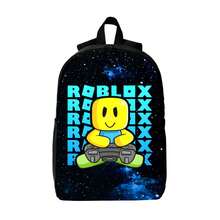Ro Loxs Gamer Cute Fanart Large Capacity School Bag, Lightweight Casual Backpack, Perfect As Back To School & Holiday Gift - 長方形 - 查看 4