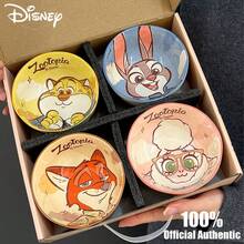 Disney Bộ bát đĩa sứ trẻ em kiểu hoạt hình chính hãng, chất lượng cao, gồm 4 bát nhỏ, đựng trong hộp quà tinh tế. - Nhiều màu - Xem 12