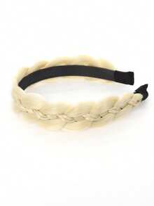 合成纤维夹层鱼骨辫假发发箍，防滑、蓬松、高冠、扭辫发饰，送给女孩的绝佳礼物，适合日常佩戴和特殊场合。美妆家居发饰 - 彩色 - 查看 8