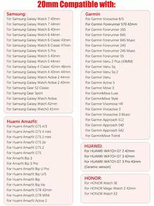 1PC Men Women 18mm 20mm 22mm Fashion Black Crocodile Print Soft Leather Watchband Compatible With Samsung Galaxy Watch 7 6 5 4 40mm/44mm,Compatible With Watch,Compatible With HUA-WEI Watch GT2/GT3,Compatible With HONOR Watch,Watchbands For Smartwatch,Dressy Wristbands Strap Replacement, - Black - View 9