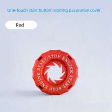 1pc Car Engine Start Stop Button Cover, Push To Start Button Ignition Cover, Spin Rotary One Button Start Switch Protector, Anti-Scratch Universal Car Interior Accessories Decoration Ring For Cars & Motorcycles - A - View 11