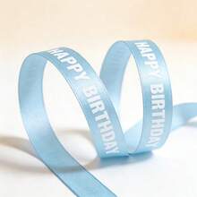 5 Yards/Pack Birthday Cake Ribbon, English Letter Colorful Ribbon Gift Box Baking Bouquet Decor Tie Ribbons, Designed For Birthday, Party, Gift Bouquet Baking Packaging, Adding Ceremony To Every Heartfelt Gift - 8 - View 17