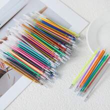 Bộ 100 bút nhũ - Ruột bút 1.0mm, thích hợp cho nghệ thuật DIY, viết, vẽ và phác thảo - Bút gel nhũ nhiều màu! - Ruột bút màu - Xem 6