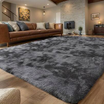 A Soft Long-Pile Plush Rug, Machine Washable, Very Suitable For Use In Corridors, Bathrooms And Entrance Areas. Also Very Suitable As A Decorative Floor Mat For Living Rooms, Bedrooms And Year-Round Home Decor. Soft Texture, Easy To Maintain, Machine Washable.