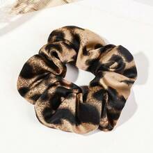 1/3 PCS Vintage Leopard Print Scrunchies, Fabric Elastic Hair Ties, Versatile For Ponytail, Daily Commute Party School, Elegant For Teen Girls Women, Graduation Season Hot Hair Accessories - Multicolor - View 6