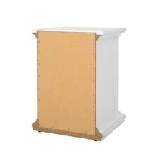 Interior Guadalquivir Nightstand, Side Table, White, 44 X 40 X 59 Cm - White 6 - View 7