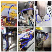 1个G1/4塑料圆形喷嘴柔性冷却液管，规格200/300/400/500/600mm，适用于数控机床，水/油冷却液软管 - 塑膠冷卻管 - 查看 5