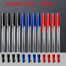 6-50支装蓝色、红色、黑色油性圆珠笔，中号笔尖（1.0毫米），学生教师办公用品 - 塑膠原子筆 - 查看 6