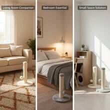 Durable Cat Scratching Post, Vertical Cat Scratch Pad & Climbing Tower, Pet Supplies For Cats - Multicolor - View 12