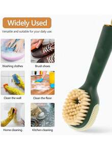 1pc Liquid-Filling Multi-Functional Cleaning Brush, Soft Bristles That Won't Damage Shoes, Suitable For Cleaning Sneakers, Canvas Shoes, Clothing Collars And Cuffs, Suitable For Dormitories And Homes. - Multiple Styles - View 7