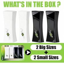 Pocket Lighter Storage Box, Decorative Floral Design, Small And Large Sizes, Black And White, 4 - Pack Set With Protective Cases J3, J6, J8, XP2 Models - Default - View 8