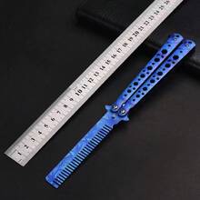 26cm Foldable Fashion Butterfly Pattern Comb Set - Portable Tool/Toy, Harmless, Suitable For Men And Teenagers. [Buy Now, Enjoy Exclusive Discount! Stay Tuned For More Surprises!] - Multicolor - View 4