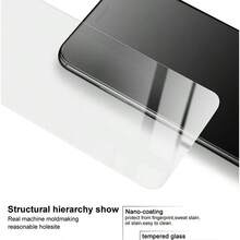 For Note 60 Phone Case Shockproof For Note 60X Tempered Glass Film + Protective Film+Lens Film - Black - View 5