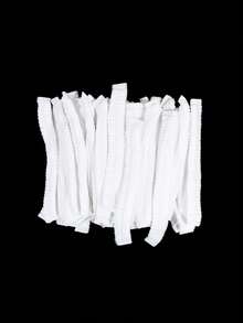 50/100 piezas de papel absorbente de polvo reutilizable y antiestático, evita el enredo del cabello, absorbe la electricidad estática, evita el atascamiento de la fregona, hecho de tela no tejida para cubrir la escoba, adecuado para el piso de la oficina - Ver 10