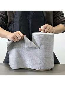 1 Rollo, 4m de longitud total, 20 piezas de toallitas húmedas reutilizables, rollo de toallas de cocina para el hogar, paño de cocina, sustituto multiusos, adecuado para la limpieza de la sala de estar, el dormitorio y la cocina - Multicolor - Ver 3