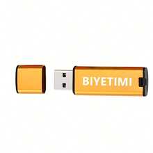 BIYETIMI USB 2.0 金属 U 盘 32GB 64GB 128GB 创意个性化车载音乐礼品 高速 U 盘 - 查看 3