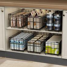 Freezer Baskets, 6 Metal Baskets, Freezer Baskets, Freezer Organiser Containers For 198 L, Stackable, Vegetable Boxes, Stackable, Plastic, 37 X 15 X 18 Cm - View 1