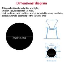 2026 New Nordic Style Plush Seat Cushion, Suitable For Round Chair Pads, Cat Cushion, Chair Pad, Vanity Cushion, Stool, Office, Dining Table And Other Seating Areas, Spring/Summer Home Decor - Multicolor - View 3