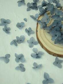 100/200/500/1000个多色绣球花干花头 - 非常适合DIY工艺品、蜡烛、婚礼、DIY手工、圣诞节 - 灰色 - 查看 2