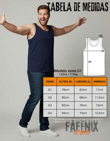 Kit 04 Plus Size Men's Tank Top Cotton Comfortable - Xám - Xem 6