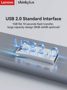 Lenovo 联想USB 2.0闪存盘外观小巧，带有挂环，可随意存储海量数据。它采用原装芯片，输出稳定，兼容性强，可高效满足办公和娱乐需求。 - 查看 7