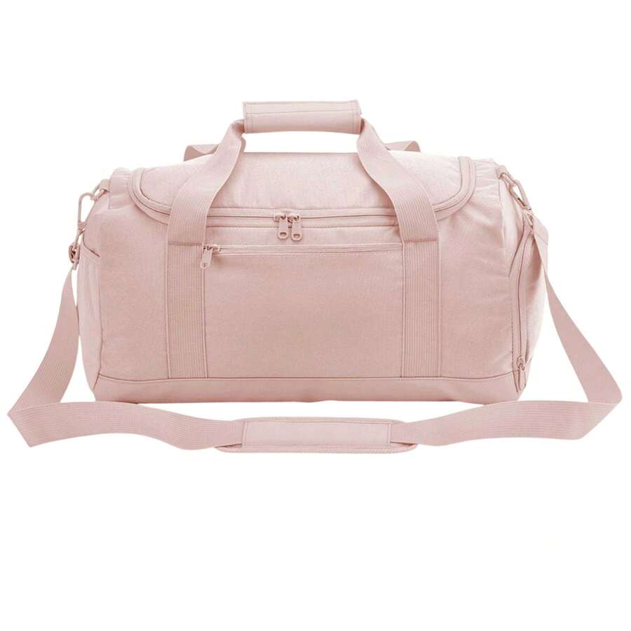 Small Training Duffle Bag (Fresh Pink) - 100%  Polyester - (BC6992) - Pink - View 1