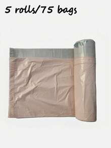 Bathroom Trash Bags, 50 Pieces Per Roll, Pink Small Trash Bags, Strong And Thin Material, Disposable Trash Bags Suitable For Office And Home Trash Cans, 50 Pieces Per Roll - Multicolor - View 7