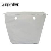 New 1pc Waterproof Obag Inner Classic Mini Canvas Organizer Insert Lining Zipper Pocket For Standard Classic Mini O Bag Accessoires - Multicolor - View 20