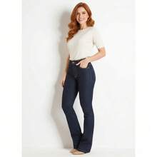 Women Jeans - Rửa tối - Xem 4