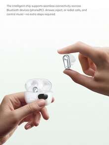 Nuevos auriculares inalámbricos TWS WoSD 2026 - Libertad inalámbrica verdadera sin igual con diseño ergonómico, que ofrece una comodidad máxima y graves potentes, llamadas estéreo HD ACC, compatibles con dispositivos Android, ¡ideales para entusiastas del deporte y la música! - Ver 7