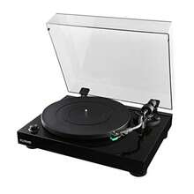 Fluance RT81 Elite High Fidelity Vinyl Turntable Record Player with Audio Technica AT95E Cartridge Belt Drive Built-in Preamp Adjustable Counterweight Solid Wood Plinth - Piano Black - Piano negro - Ver 2