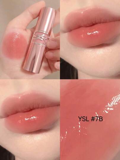 Yves Saint Laurent 1.6克/0.05盎司 旅行装亮泽有色润唇膏 #7B 裸色诱惑 - 透明蜂蜜裸色