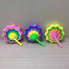 1pc 2026 New Arrival Stress Relief Trending Carrot Spiral Tower 3D Printed Visual Toy, Interactive Gadget For Teens, Perfect Gift For Boyfriend, Girlfriend, Birthday, Party, Family - Multicolor - View 4