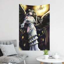 Anime Tapestry Anime Overlord Albedo Tapestry Wall Hanging Home Decoration Wall Blanket Dormitory Living Room Bedroom Backdrop Poster( 60x40inch) - Multicolore - Voir 7