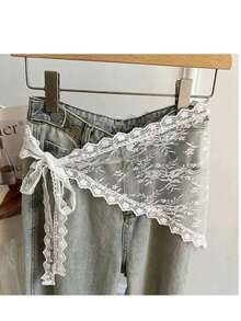 1 pieza Pañuelo/Pañoleta con adorno floral de encaje - Multicolor - Ver 9