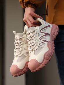 Women's Lightweight Anti-Static Safety Shoes, Casual Series Anti-Slip Functional Shoes For All Seasons - Beige - View 4