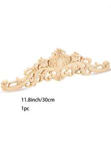 1/4件装木质贴花和镶嵌木片，用于家具装饰，DIY雕刻木质镶嵌，适用于床门、橱柜、衣柜等家具装饰 - J37+H01 - 查看 12