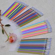 Bộ 100 bút nhũ - Ruột bút 1.0mm, thích hợp cho nghệ thuật DIY, viết, vẽ và phác thảo - Bút gel nhũ nhiều màu! - Ruột bút màu - Xem 13