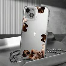 1pc White English God Girl Graphic Full Coverage TPU Shockproof Phone Case Compatible With Apple 17,16, 15, 14, 13, 12, 11 Pro Max Waterproof Anti-Fall Scratch Resistant-For-Your-New- - 多色5 - 查看 2
